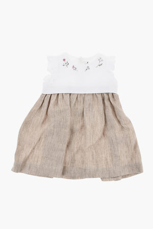 Flared Dress with Embroidery