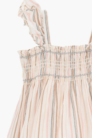 Vestito a Righe Svasato