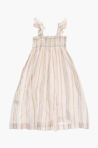 Vestito a Righe Svasato