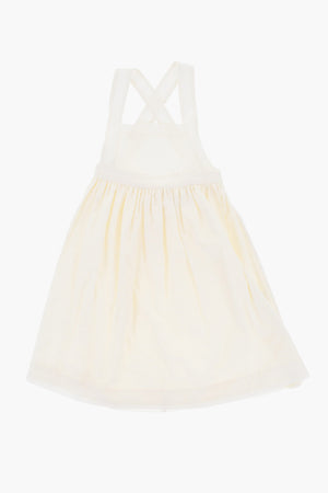 Solid-Colour Flared Dress