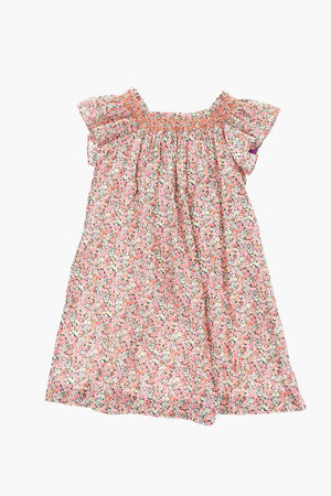 Flared Floral Dress