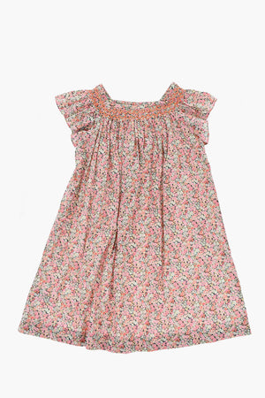 Flared Floral Dress