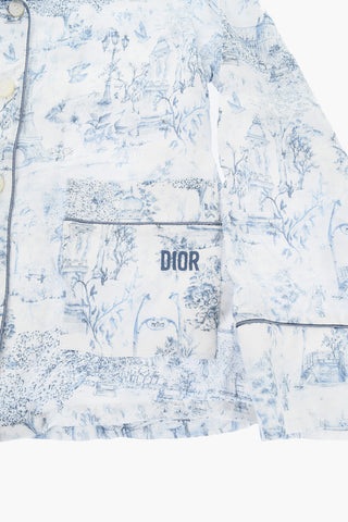 Blusa In Satin con Tasche A Toppa
