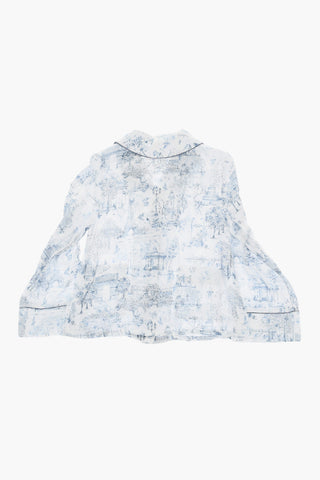Blusa In Satin con Tasche A Toppa