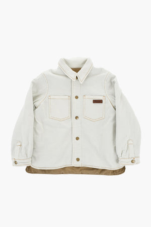 데님 오버셔츠 더블 포켓