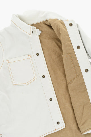 데님 오버셔츠 더블 포켓