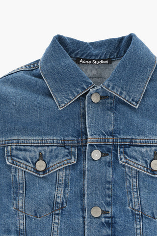 데님 재킷 콘트라스트 패치