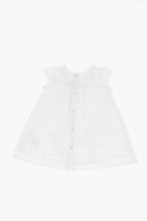 Solid-Color Cotton Dress