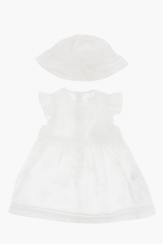 Cotton Dress with Bucket Hat
