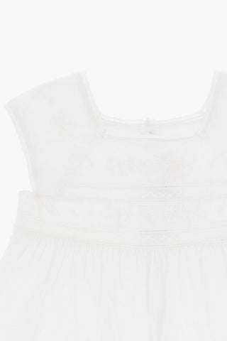 Vestito in Cotone Senza Maniche