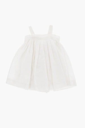 Cotton-Blend Flared Dress with Bloomer
