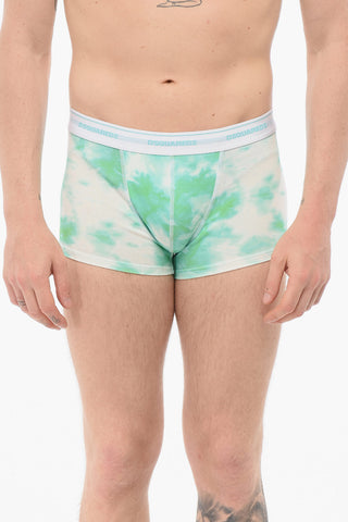 Boxer In Cotone Con Stampa Tie Dye
