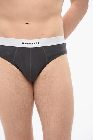 Cotton Slip With Logoed Waistband