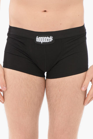 Cotton GOTHIC Boxer With Embroidered Logo
