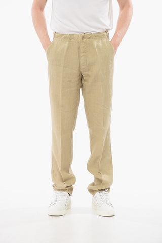 ID Pantaloni Chino in Lino con Coulisse