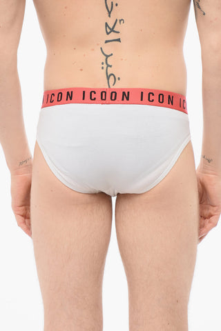 Cotton ICON Slip With Logoed Waistband