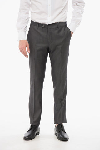 Striped Fresco Wool Trousers