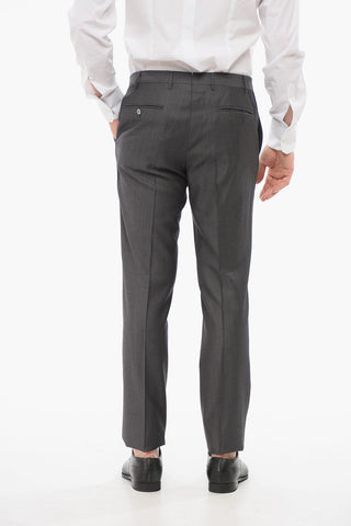 Striped Fresco Wool Trousers