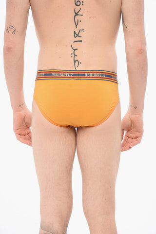 Slip In Cotone Con Banda A Righe