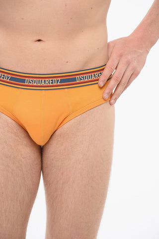 Slip In Cotone Con Banda A Righe
