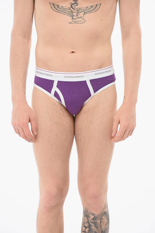 Cotton Slip With Logoed Waistband