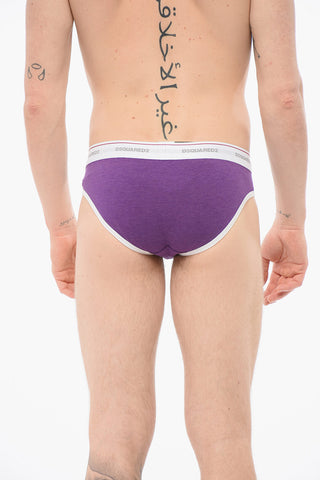 Slip In Cotone Con Banda Logata