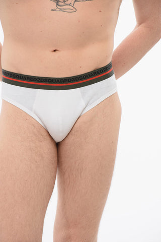 Slip In Cotone A Costine con Banda Logata
