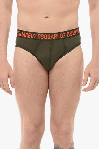 Cotton Slip With Logoed Waistband