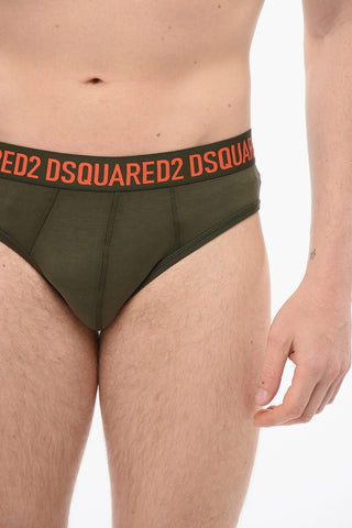 Cotton Slip With Logoed Waistband