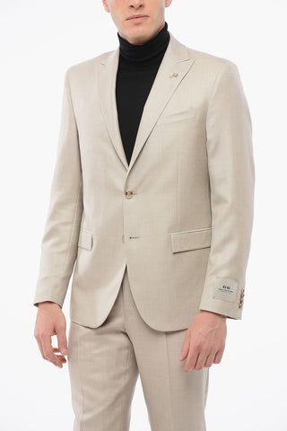 CC COLLECTION Abito in Misto Seta REFINED con Rever a Lancia