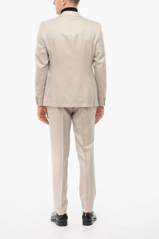 CC COLLECTION Abito in Misto Seta REFINED con Rever a Lancia