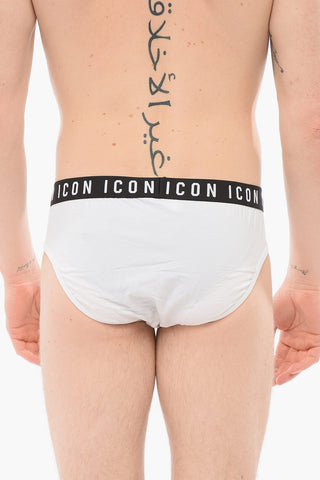 Cotton ICON Slip With Logoed Waistband