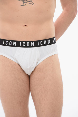 Cotton ICON Slip With Logoed Waistband