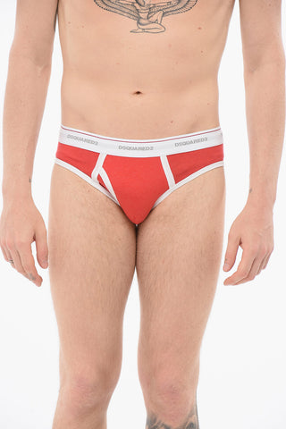 Cotton Slip With Logoed Waistband