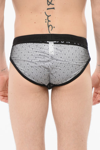 Slip In Mesh Con Strass