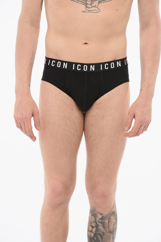 Cotton ICON Slip With Logoed Waistband