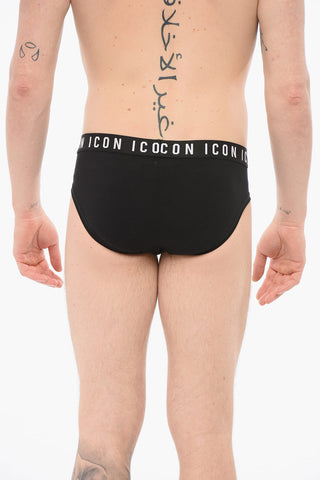 Cotton ICON Slip With Logoed Waistband