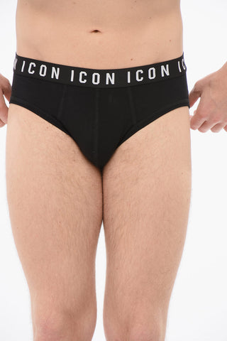 Cotton ICON Slip With Logoed Waistband