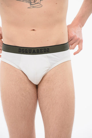 Slip In Cotone Con Banda Logata