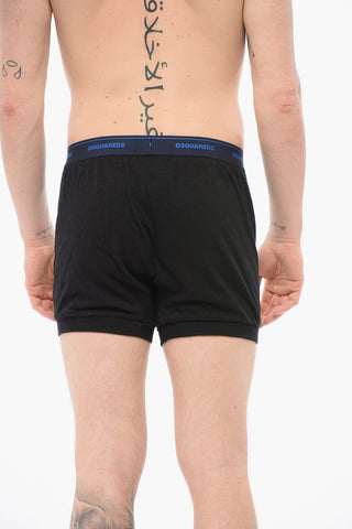 Boxer In Misto Cotone Con Banda Logata