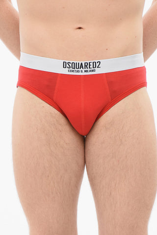 Cotton Slip With Logoed Waistband