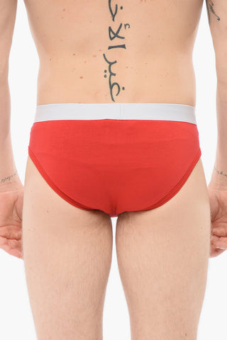 Cotton Slip With Logoed Waistband