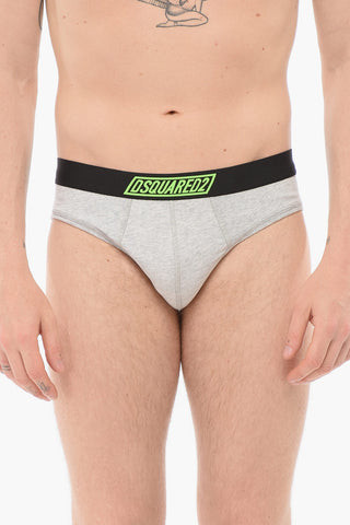 Cotton Slip With Logoed Waistband