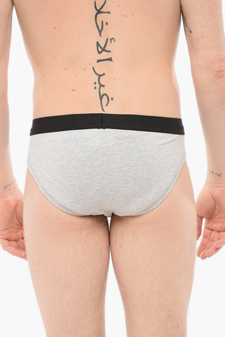 Cotton Slip With Logoed Waistband