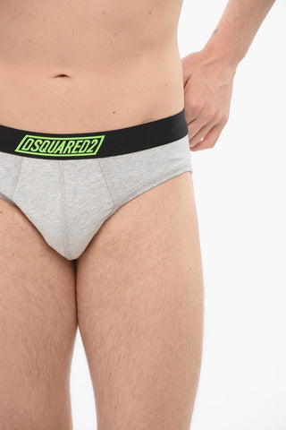 Cotton Slip With Logoed Waistband
