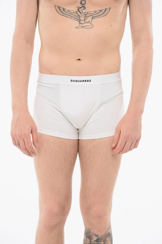 Cotton Boxer With Logoed Waistband