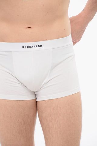 Cotton Boxer With Logoed Waistband