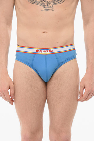 Cotton Slip With Logoed Waistband