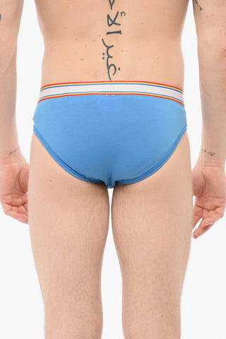 Cotton Slip With Logoed Waistband