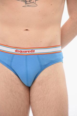 Cotton Slip With Logoed Waistband